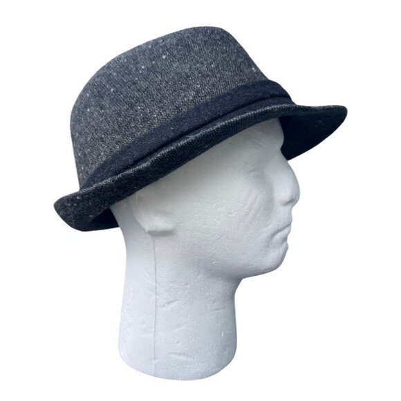 Goodfellow & Co. grey/black Dobby Fedora hat size L/XL - Picture 3 of 10